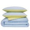 Aqua Reversible Duvet Cover Set, Full Queen - Exclusive In Blue