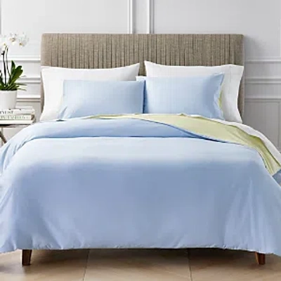 Aqua Reversible Duvet Cover Set, King - Exclusive In Light Blue/citron