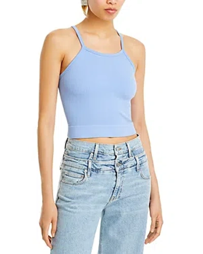 Aqua Ribbed Knit Sleeveless Top - 100% Exclusive In Sky Blue