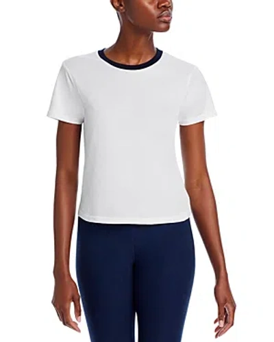 Aqua Ringer Tee - Exclusive In White/navy