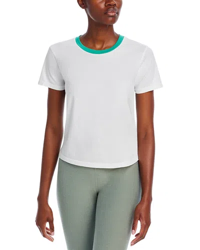 Aqua Ringer Tee - Exclusive In White/wintergreen