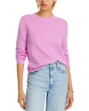 Aqua Rolled Edge Cashmere Sweater - Exclusive