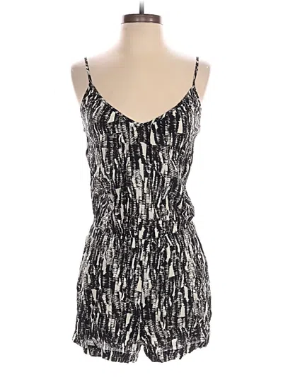 Pre-owned Aqua Romper In Black