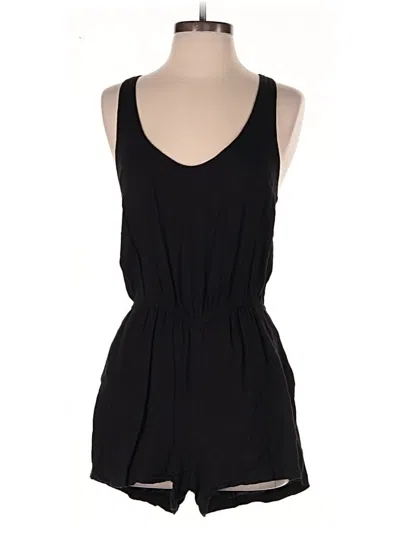 Pre-owned Aqua Romper In Black