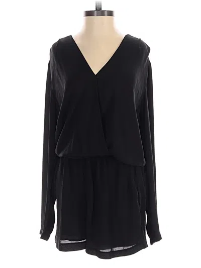 Pre-owned Aqua Romper In Black