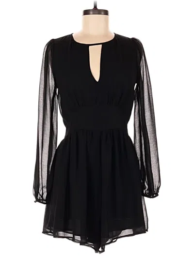 Pre-owned Aqua Romper In Black