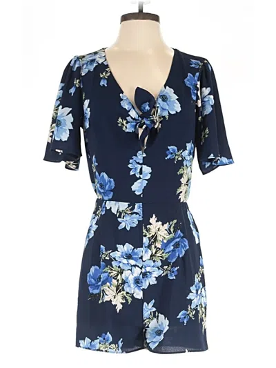 Pre-owned Aqua Romper In Blue