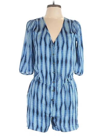 Pre-owned Aqua Romper In Blue