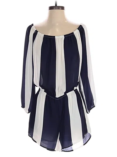 Pre-owned Aqua Romper In Blue