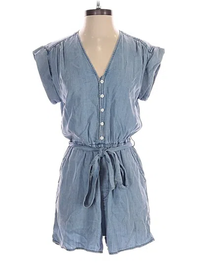 Pre-owned Aqua Romper In Blue