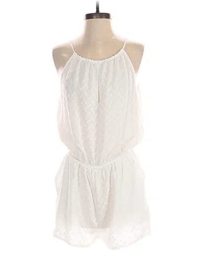 Pre-owned Aqua Romper In White