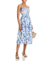 Aqua Rose Bud Lace Dress - Exclusive
