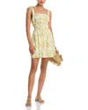 Aqua Rose Bud Tank Dress - Exclusive