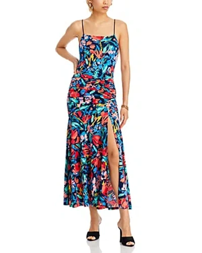 Aqua Ruched Maxi Dress - 100% Exclusive In Navy Multi