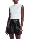 Aqua Ruched Top - Exclusive In White