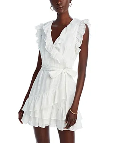 Aqua Ruffled Belted Dress - 100% Exclusive In White