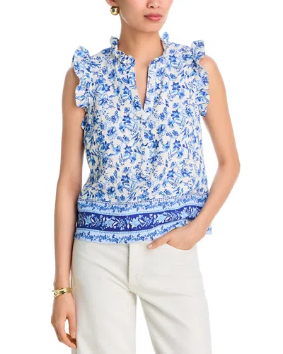 Aqua Ruffled Top - Exclusive In Multi