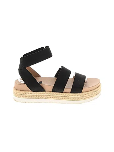 Pre-owned Aqua Sandals In Black