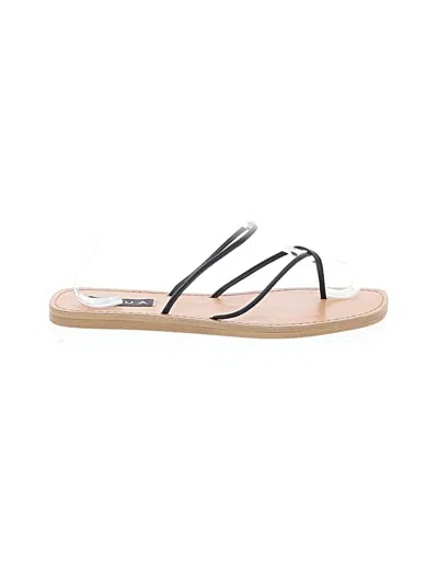 Pre-owned Aqua Sandals In Black