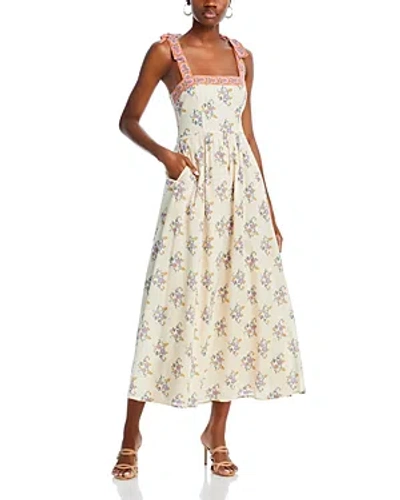 Aqua Santa Barbara Dress - Exclusive In Bouquet