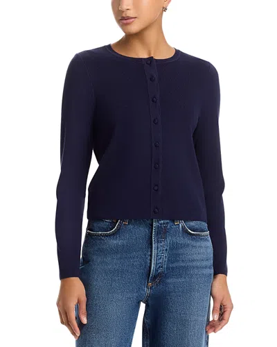 Aqua Scallop Cardigan - Exclusive In Blue