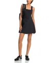 Aqua Scalloped Square Neck Dress - Exclusive