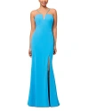 AQUA SCUBA CREPE GOWN - 100% EXCLUSIVE