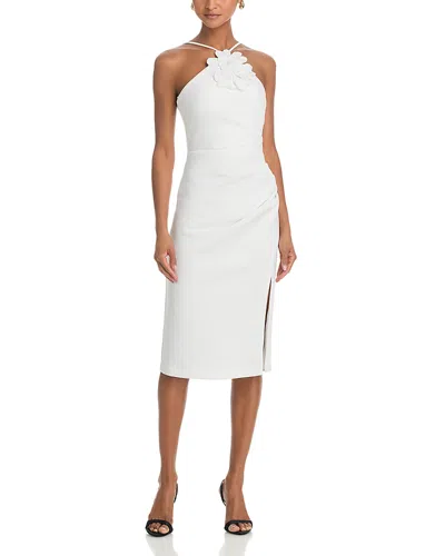 Aqua Scuba Halter Neck Dress - Exclusive In Multi