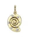 Aqua Sea Shell Charm - Exclusive In Gold