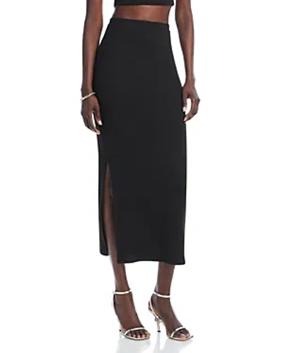 Aqua Seamless Midi Skirt - 100% Exclusive In Black