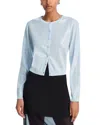 Aqua Sequin Cardigan - Exclusive In Light Blue