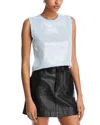 Aqua Sequin Sweater Tank - Exclusive In Light Blue