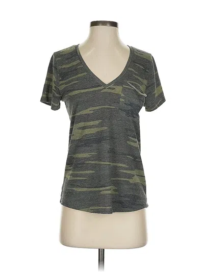 Pre-owned Aqua Short Sleeve T-shirt In Gray
