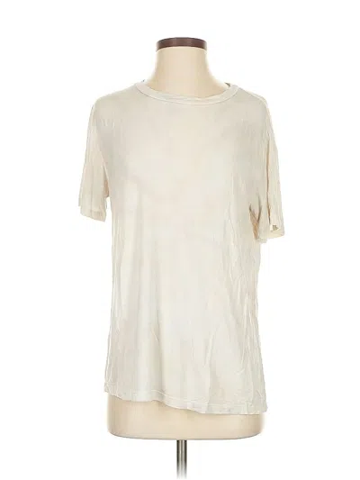 Pre-owned Aqua Short Sleeve T-shirt In White