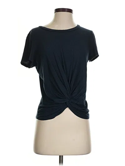 Pre-owned Aqua Short Sleeve T-shirt In Black
