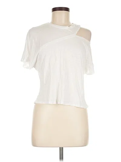 Pre-owned Aqua Short Sleeve T-shirt In Ivory