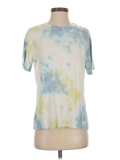 Pre-owned Aqua Short Sleeve T-shirt In White