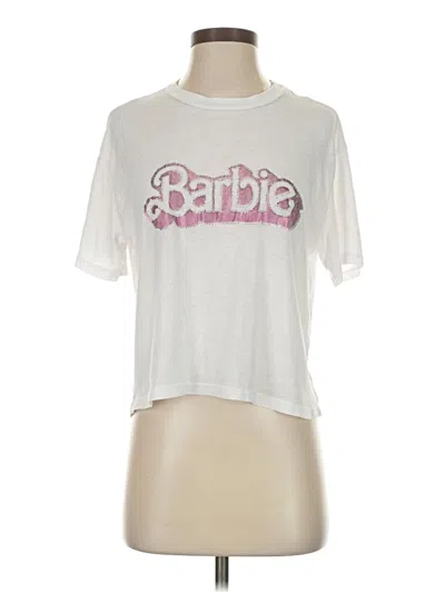 Pre-owned Aqua Short Sleeve T-shirt In White