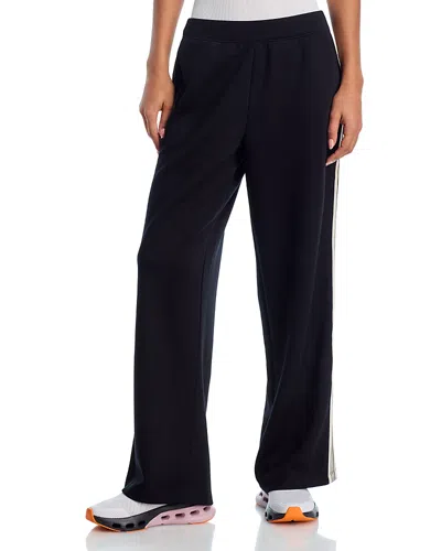 Aqua Side Striped Pants - Exclusive In Black