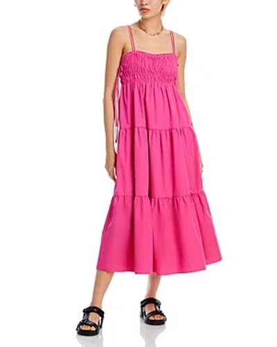 Aqua Side Tie Midi Dress - 100% Exclusive In Pink
