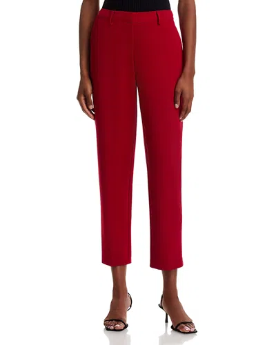 Aqua Skinny Ankle Pants - Exclusive In Red