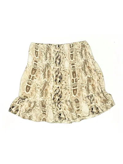 Pre-owned Aqua Kids' Skirt In Ivory
