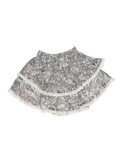 Pre-owned Aqua Kids' Skirt In White