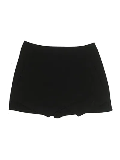 Pre-owned Aqua Skort In Black