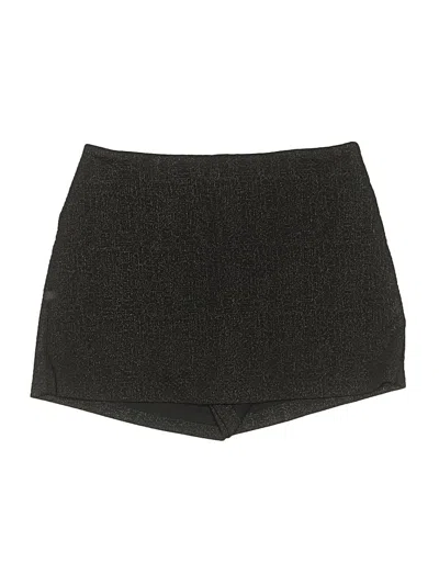 Pre-owned Aqua Skort In Black