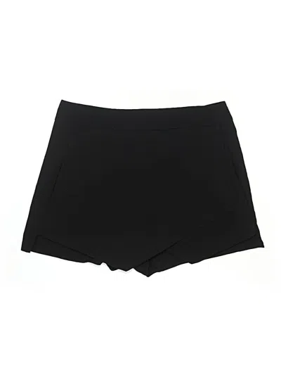 Pre-owned Aqua Skort In Black