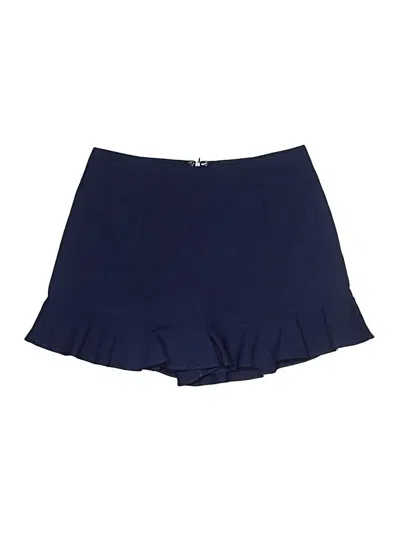 Pre-owned Aqua Skort In Blue