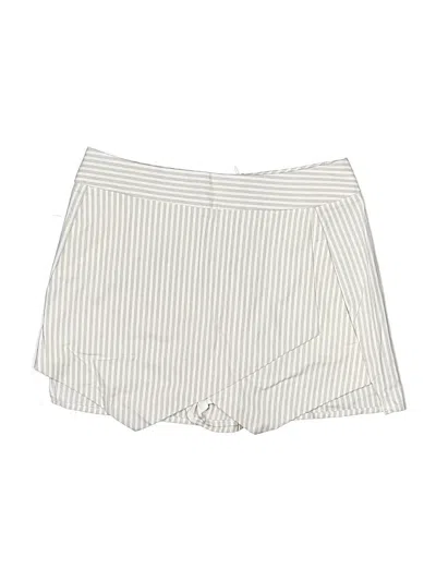 Pre-owned Aqua Skort In Ivory