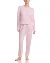 Aqua Sleep Lazy Days Pajama Set - Exclusive In Pink