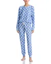 Aqua Sleep Peachy Party Pajama Set - Exclusive In Denim